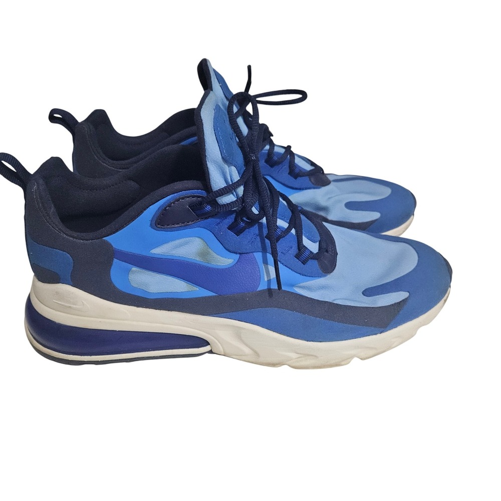 Nike Air Max 270 React Blue Void Photo Blue CI3866-400 Mens 10.5